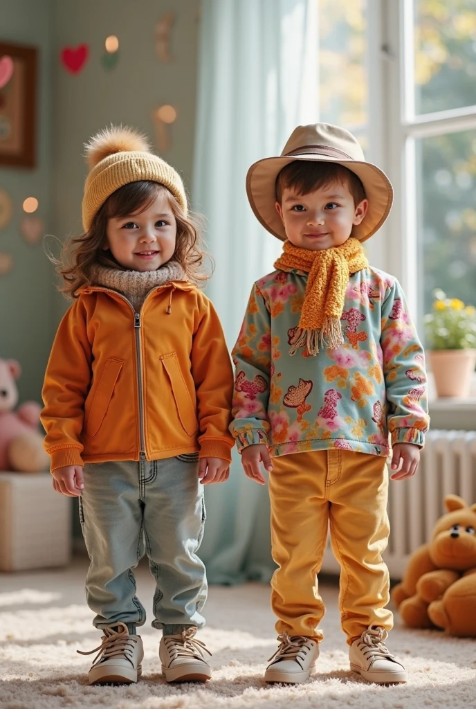 GOTHIC CHILDREN YELLOW CLOTHES