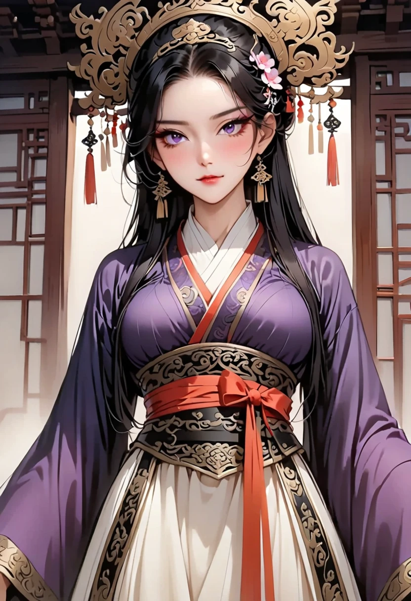 Close up of woman with black hair wearing blue dress, beautiful fantasy empress, Palace , girl in hanfu, ancient Three Kingdoms Princess, beautiful character drawings, Works inspired by Lan Ying, Three Kingdoms Princess, popular on cgstation, Three Kingdoms Empress, ((beautiful fantasy empress)), Three Kingdoms Girl, wearing ancient Three Kingdoms clothes, Inspired by Gongsian, ancient three kingdoms goddess