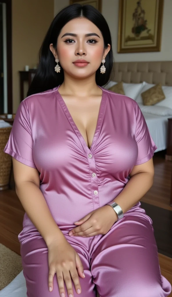 Indonesian woman, chubby body