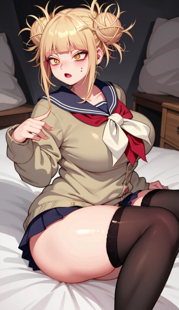 Himiko toga have sex wearing only a black thong