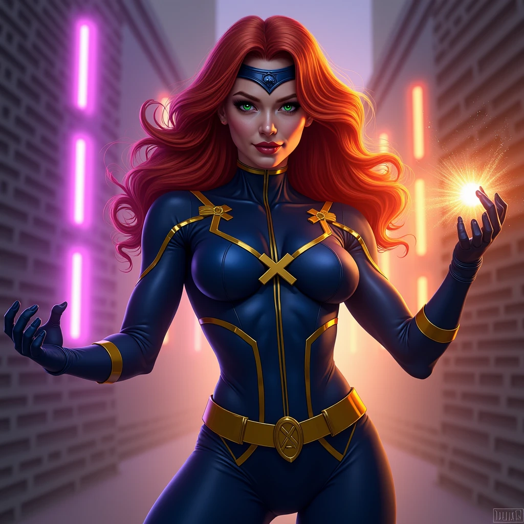 sexy docktor doom woman marvel sixpack abs nude