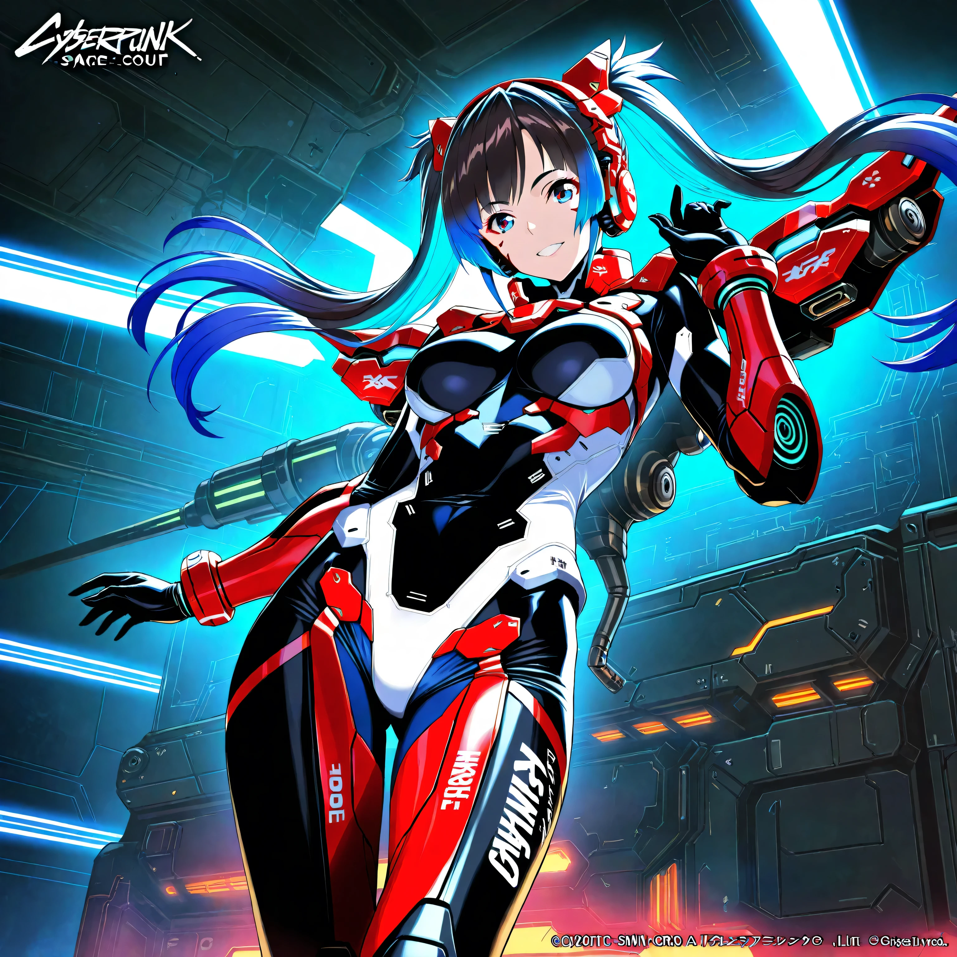 4k、(((highest quality)))、(((mechanical headgear:1.3)))、(((very well-groomed face:1.3)))、(((No expression)))、(((cyber headphones:1.3)))、(((long ear antenna:1.6)))、(((Anime related)))、(((Eyes of the machine glowing red:1.3)))
