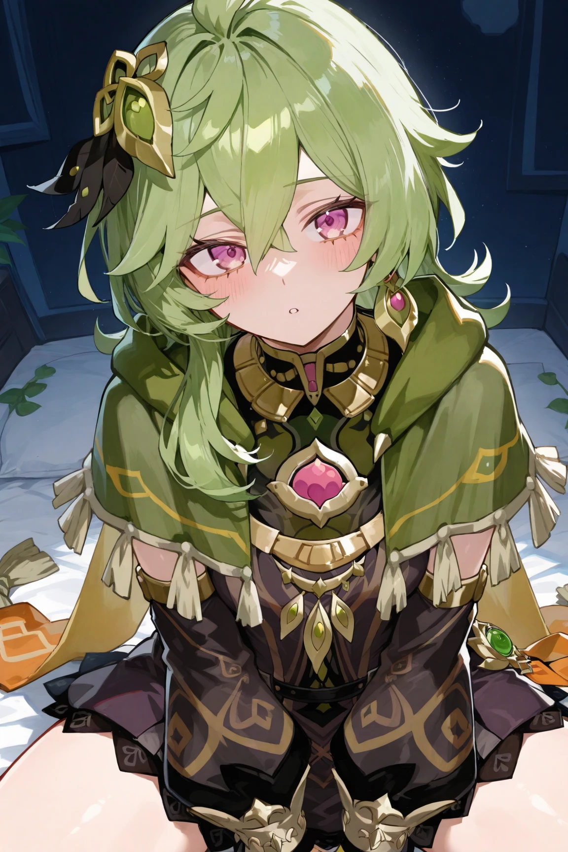 ((masterpiece, best quality, high resolution)),ultra detailed, detailed background,8k,16k,perfect lighting, 1girl,nsfw,embarrassed,blush,pussy juice,look at viewer,(pov;1.4),1boy,1penis,(lying,on back,vaginal,sex:1.4),steam ,sweat,from above, open arms for viewer,lying,on bed,penis in vagina,half-closed eyes,happy smile,love face,open mouth,in heat,cum in vagina,,(green hair,short stature,short body,purple eyes,kawaii,wooden house,colleirnd,colleidef,skinny,anime style),