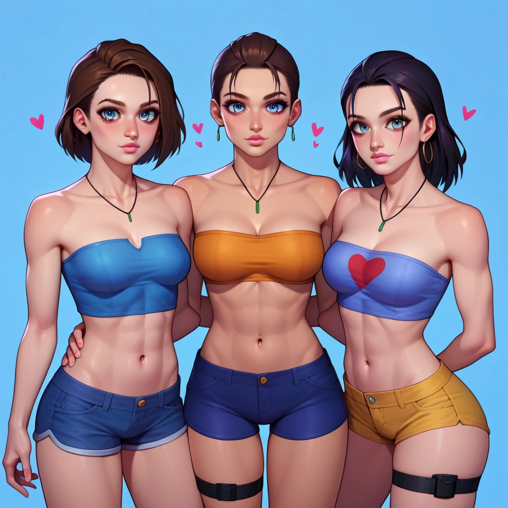 score_9,score_8_up,score_7_up,score_9,score_8_up,score_8,ultra detailed,beautiful ,1 girl, freyna, short hair, large natural breasts, short hair, dark hair, green eyes,glossy lips, lipstick, crop top, see through top, large breasts, underboob, gym shorts, locker room, playful, leaning against a locker, smiling, tease, ear piercings, choker, spoken heart, 4RCH0N, Expressiveh