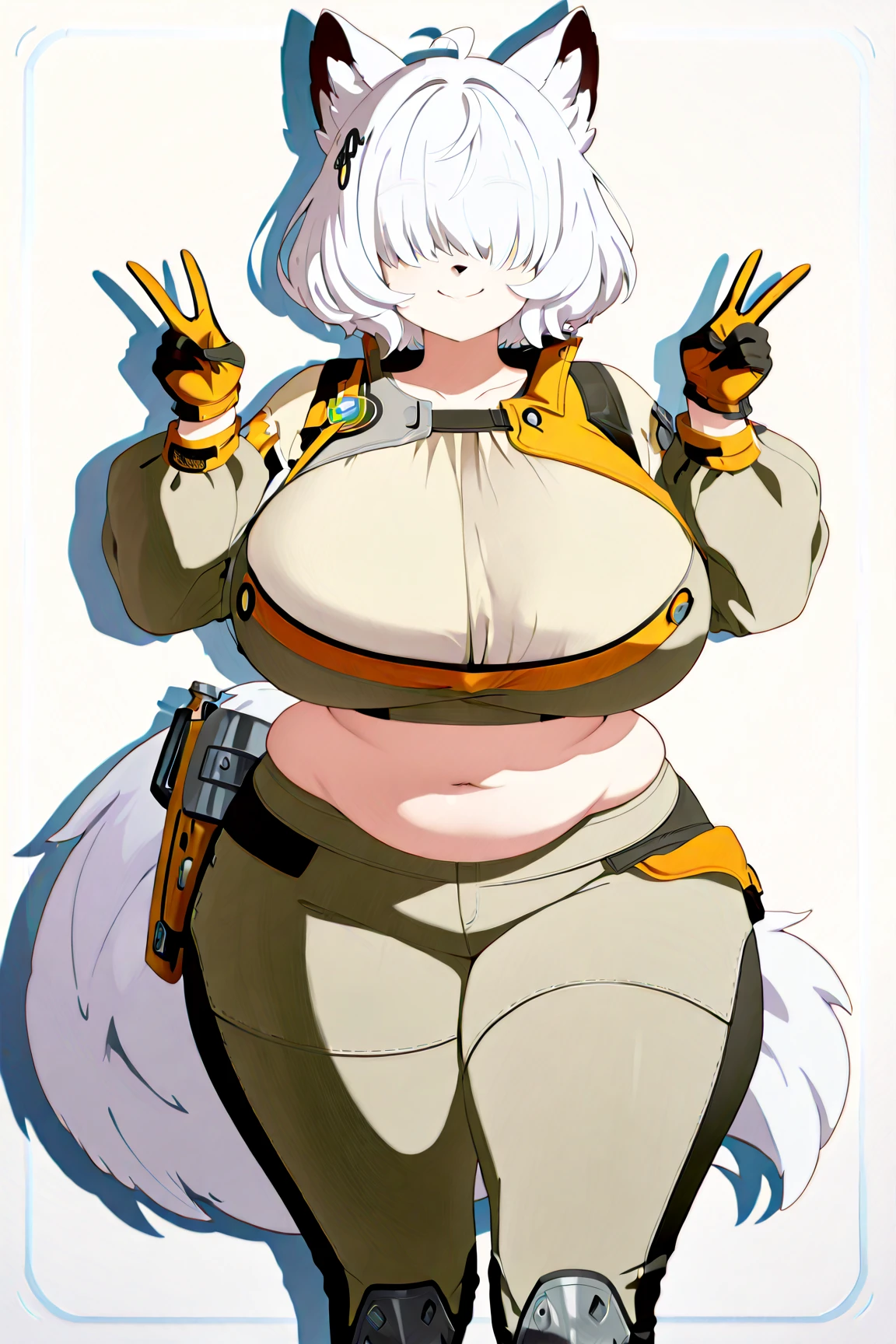 (masterpiece, best quality:1.4), <lora:shiborikasuv1:0.7>, jaguar \(kemono friends\), animal ears, animal humanoid, areola, belly, big areola, big belly, big breasts, big nipples, big pussy, blonde hair, blush, bodily fluids, breasts, breath, brown areola, brown nipples, chubby female, clitoris, clothed, clothing, felid, felid humanoid, female, genital fluids, genitals, hair, huge breasts, humanoid, hyper, hyper breasts, hyper genitalia, hyper pussy, jaguar, jaguar humanoid, legwear, light body, light skin, long labia, mammal, mammal humanoid, multicolored hair, navel, nipples, nude, open mouth, overweight, overweight female, pantherine, pantherine humanoid, peeing, pussy, short hair, simple background, solo, spots, steam, sweat, tail, thigh highs, yellow eyes