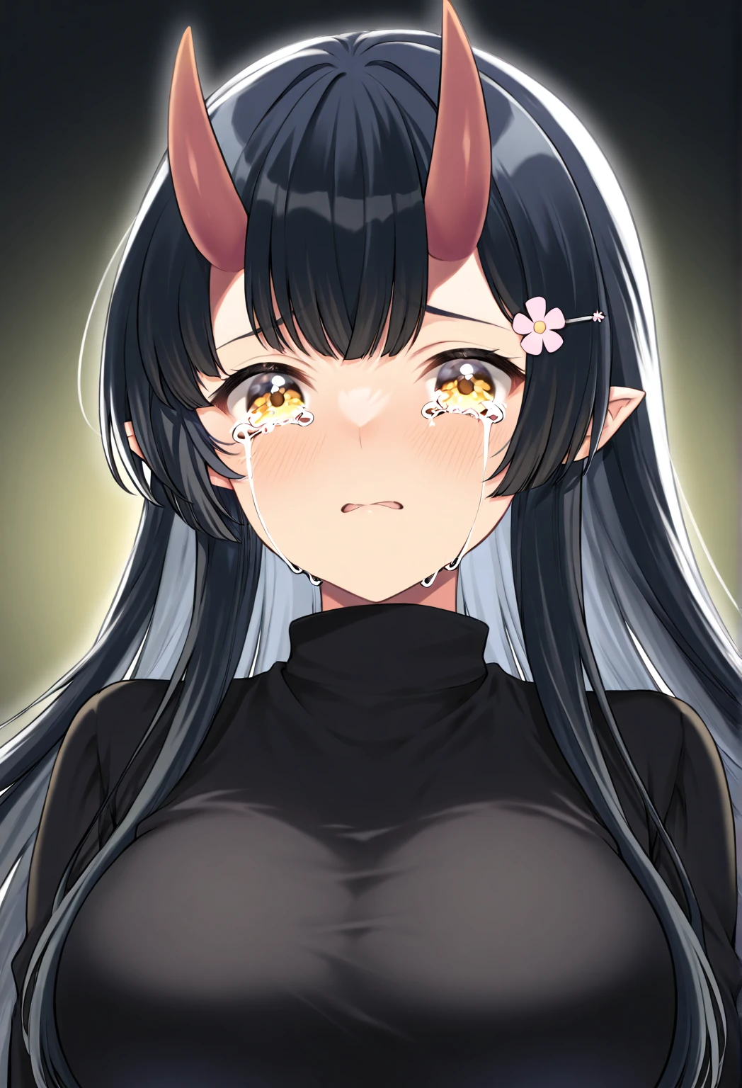 masterpiece, Best Quality, High resolution,, One girl, Open your mouth, Sticking out tongue,((A lot of semen on the face)),Completely naked、Full nudity、Puffy nipples、Realistic tongue、((Very long tongue:1.3)),((Semen in mouth))、((Flat chest:1.5))、Perfect small 、((Lots of drooling:1.2)),((Grin)),Brat,Crouch down,Beautiful breasts,Gao's Pose,Hands next to face,Perfect nipples
