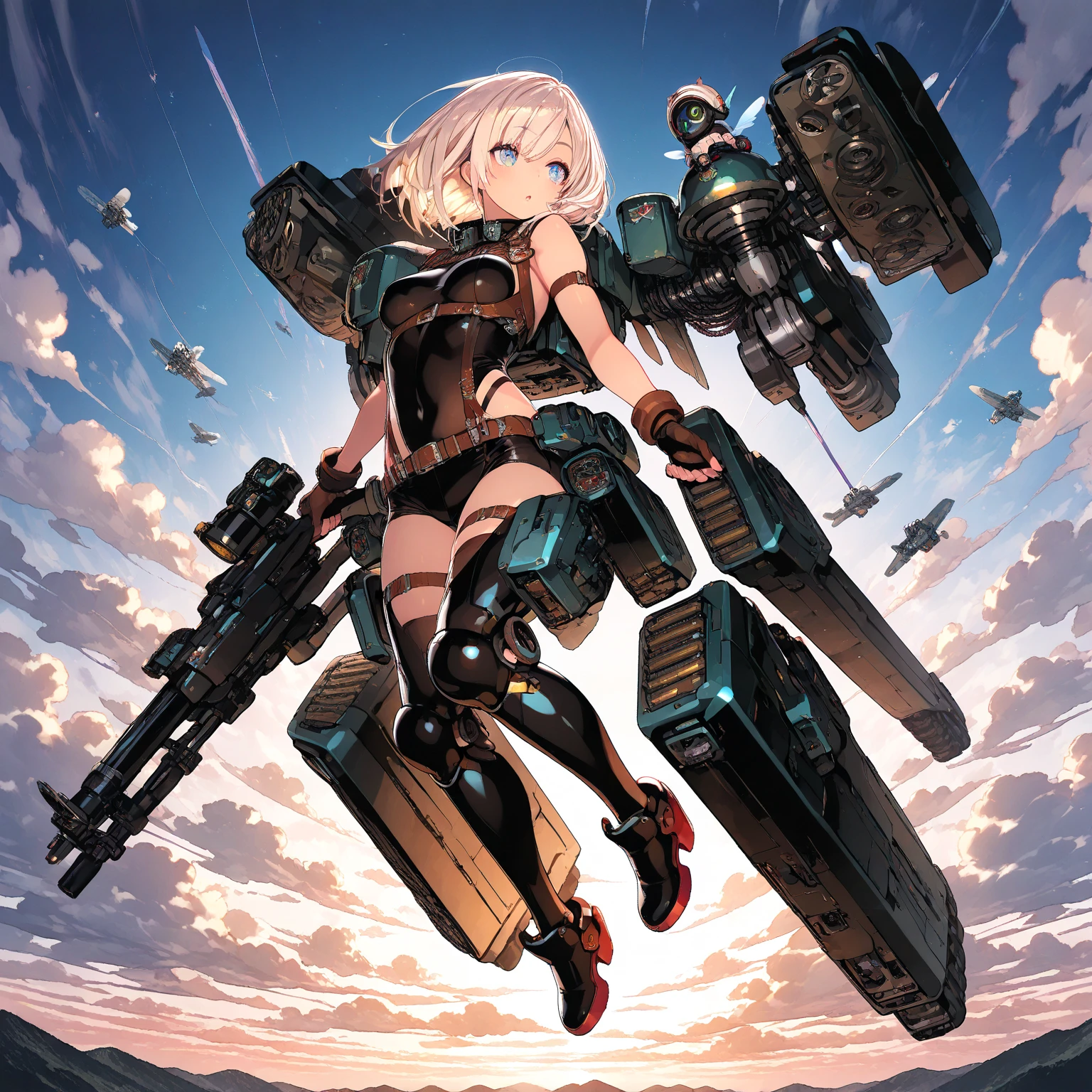 anime girl with a gun sitting on a rock overlooking a waterfall, anime machine gun fire, ultra detailed game art, clean detailed anime art, ultra detailed color art, high detailed official artwork, detailed key anime art, detailed anime artwork, highly detailed anime, highly detailed 4 k art, of a sniper girl in war, detailed anime art, insanely highly detailed artwork