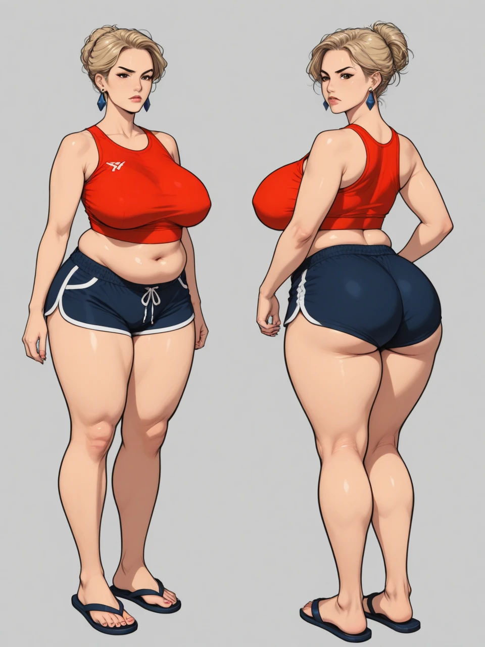 detailed face,detailed eyes,{perfect breast},1sexy girl,pixel art,full body,((big breast)),soft breast,sports bra