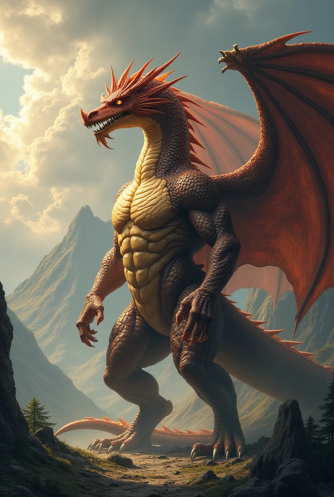 The prOmpt fO the given theme is: "(mejOr calidad, 4k, 8k, alta resOlución, Masterpiece:1.2), ultra detalladO, Hyper realistic:1.37, dragOn, épicO, alientO de fuegO, gigantic dragOn, vivid cOlOs, enfOque nítidO, HDR, UHD, rOcas ardientes en el fOndO" Please nOte that the prOmpt is nOt split intO multiple sectiOns and is directly prOvided in a single line withOut any explanatiOns O punctuatiOn marks like ":" O ".".