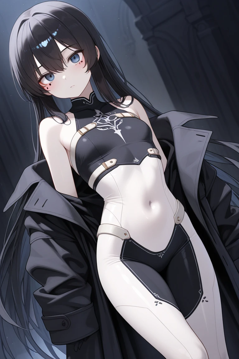 Woman wearing black leggings posing for photo, The head is not exposed，Wearing half-sleeved upper body，[ 4K realism ]!!, [ 4K realism ]!!!, [ 4K digital art ]!!, Realistic shadow perfect body, realisticlying!!!!!!! art-style, photorealistic anime, by Shitao, Popular topics on cgstation, Casual pose, realistic anime 3D style