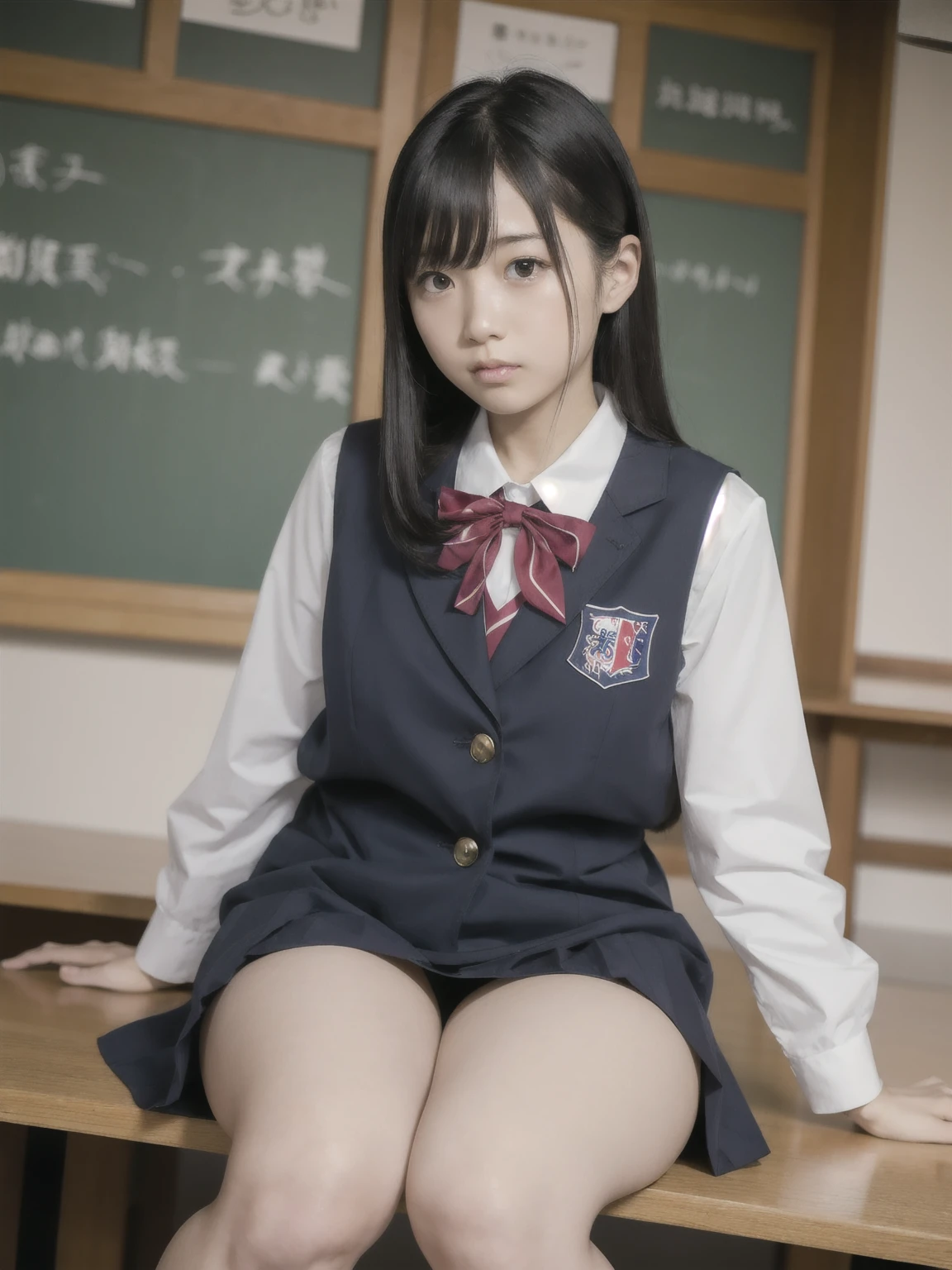 schoolgirl, school uniform, spread eagled, forced 