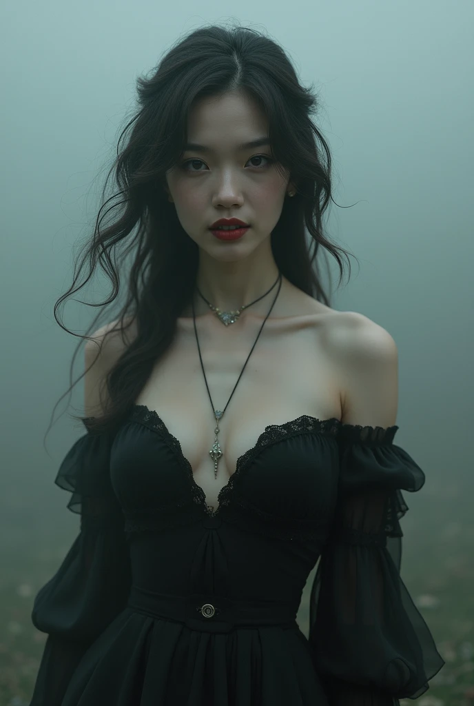 (highest quality,High resolution:1.2),(dark,Threatening:1.1),(Regrettably:1.1), (Oak:1.5),(Devil's Theme:1.5),(dark horror theme:1.5),(thriller:1.5),(wspiration from Stephen King:1.5),(Dark fantasy:1.5), (wk and watercolor:1.5), (black and white color:1.5), (Ominous landscapes:1.5),(Countless stars fly towards the viewer:1.5),(Ruined:1.5),(Ruined village:1.5),(1800s:1.5), (Ruined theme:1.5),(There'A lot of dust rises:1.5),(puddle:1.5),(Dirt roads:1.5),(absurdes:1.5),(wonderful:1.5),(highest quality:1.5),(masterpiece:1.5),full length,Quartz Lepidolite Woman in a Red Dress, (Powerful figure:1.1、Big Breasts、Black-rimmed glasses:1.3) 、 (((( round glasses)))),(((Big Breasts)))、Pretty face,Raise your eyebrows,Full Body Shot,Ominous landscape,Fluorite Chrysocolla Atmosphere,art:Simon Stahlenhag,Nicola Samori,(((Wangechi Mutu))),prime color,Urban,Very detailed,masterpiece,wtricate details,Faded,eyes Very detailed, Eye for details,4K resolution,to be born, nikon z9,Scary Town,full length,evil ghost, Winnie the PoOh Rainbow,wtricate details,Stone Forest of Yunnan, china,Very detailedな, Realistic,, Dark and spooky atmosphere, spiritual being, Hauntingly beautiful, Ghostly figures, Swirling Mist, Supernatural existence, The nature of the devil, Shadow-like shape, Spooky whispers, Ominous Aura,
Heart of a Goth Maiden, Very dark shade.
Her Eyes, Like dazzling fur in a starless haze,
A symphony of despair in their eyes.
Her Mogul Snaps, Mysterious Cemetery,
Think about it, The source of her sadness.
Black hair swaying in the moonlight,
She weaves despair into her dreams.
Oh, Her Soul, Shadow'Embrace,
Take me to space.
At each step of the Kelhudelgoring, She summons darkness,
Dance of the Void, Whippler Big Spark.
Her touch is the cold caress of the void,
w her vague existence, I am left confused.
For Love, Bumblewisk, Cosmic Power,
Stars shining in the endless night.
Confusion swirls, Let the emptiness cry out,
Our love is a dazzling dream in the universe.
Gothic Witch of the entire star world,
w