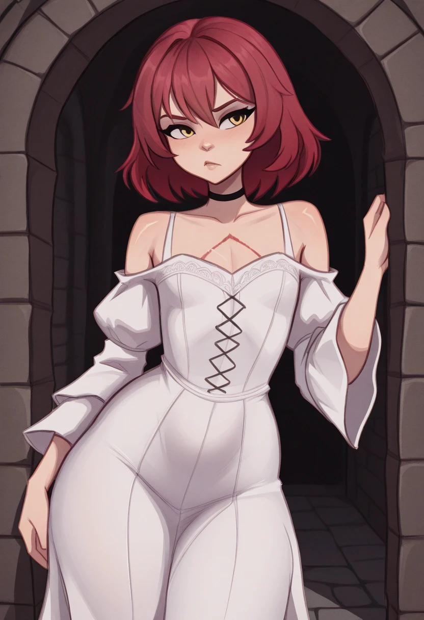 (cowboy shot),  sfw,  (masterpiece), (best quality:1.0), (ultra highres:1.0), detailed eyes,
BREAK
<lora:JinxTT-000008:0.7> JinxTT,  flexing, 
<lora:CenterOpenningVirginKillerSweater, virgin killer sweater:0.6> \(white\) virgin killer sweater, sleeveless
 <lora:more_details:0.5>
BREAK
(fireplace, gorgeous view)