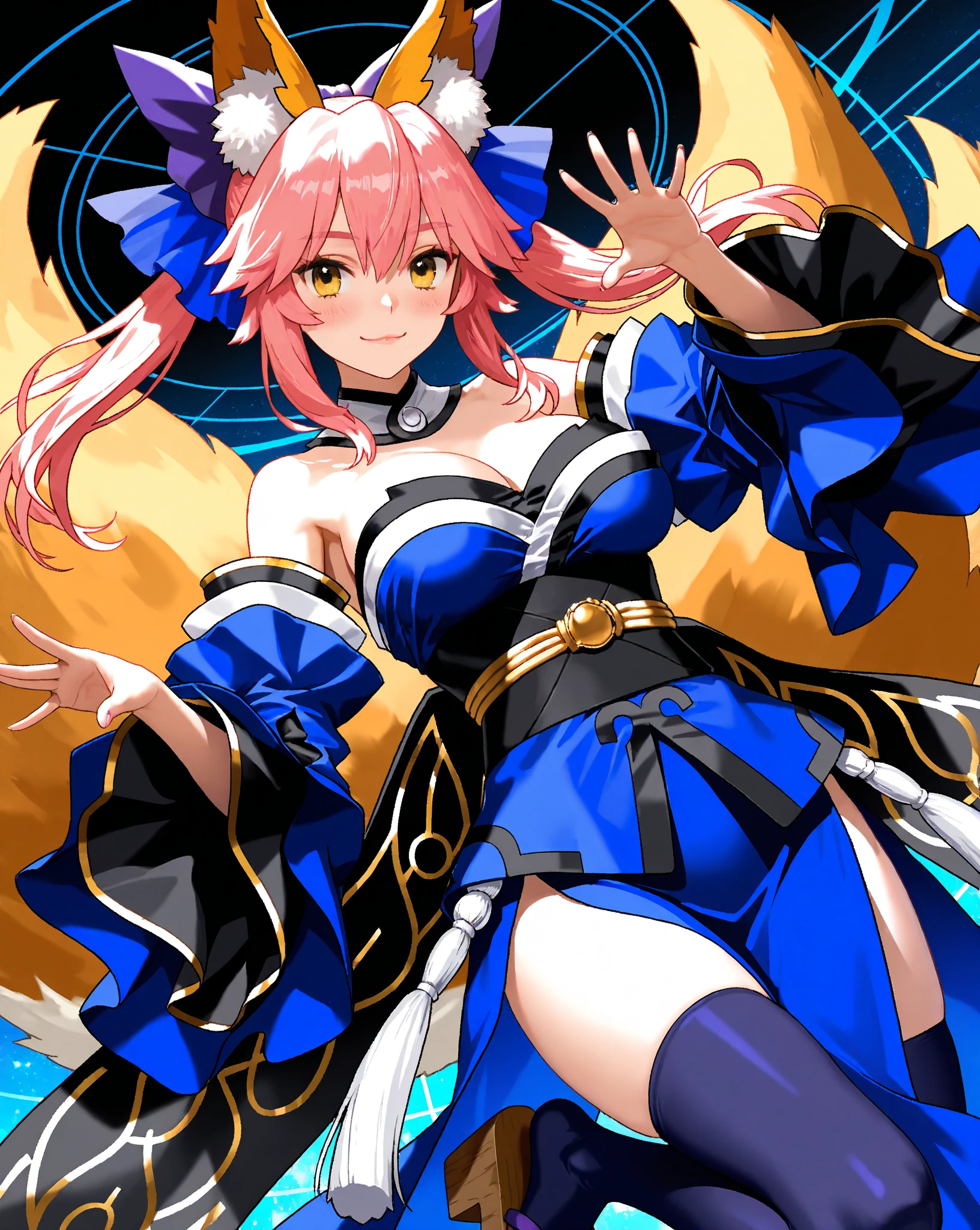 Dark Magician Girl、MKSKS style、1 persons、(highly detailed back ground:1.0)、(highly detailed back ground:1.0)、​masterpiece、top-quality、超A high resolution、8K、Full Shot、Rotate diagonally、Break HA、(1/2 pale red and 1/2 Light yellow hair)、BREAK、Detailed skin、glowy skin、(A detailed eye、Blue eyes、big eye:1.2)、Burning cheeks、(Smirk:1.3)、Large breasts、Break HA、(Shark's clothes:1.4、Detailed clothing)、(thunder clouds:1.1)、(Daytime:1.3)