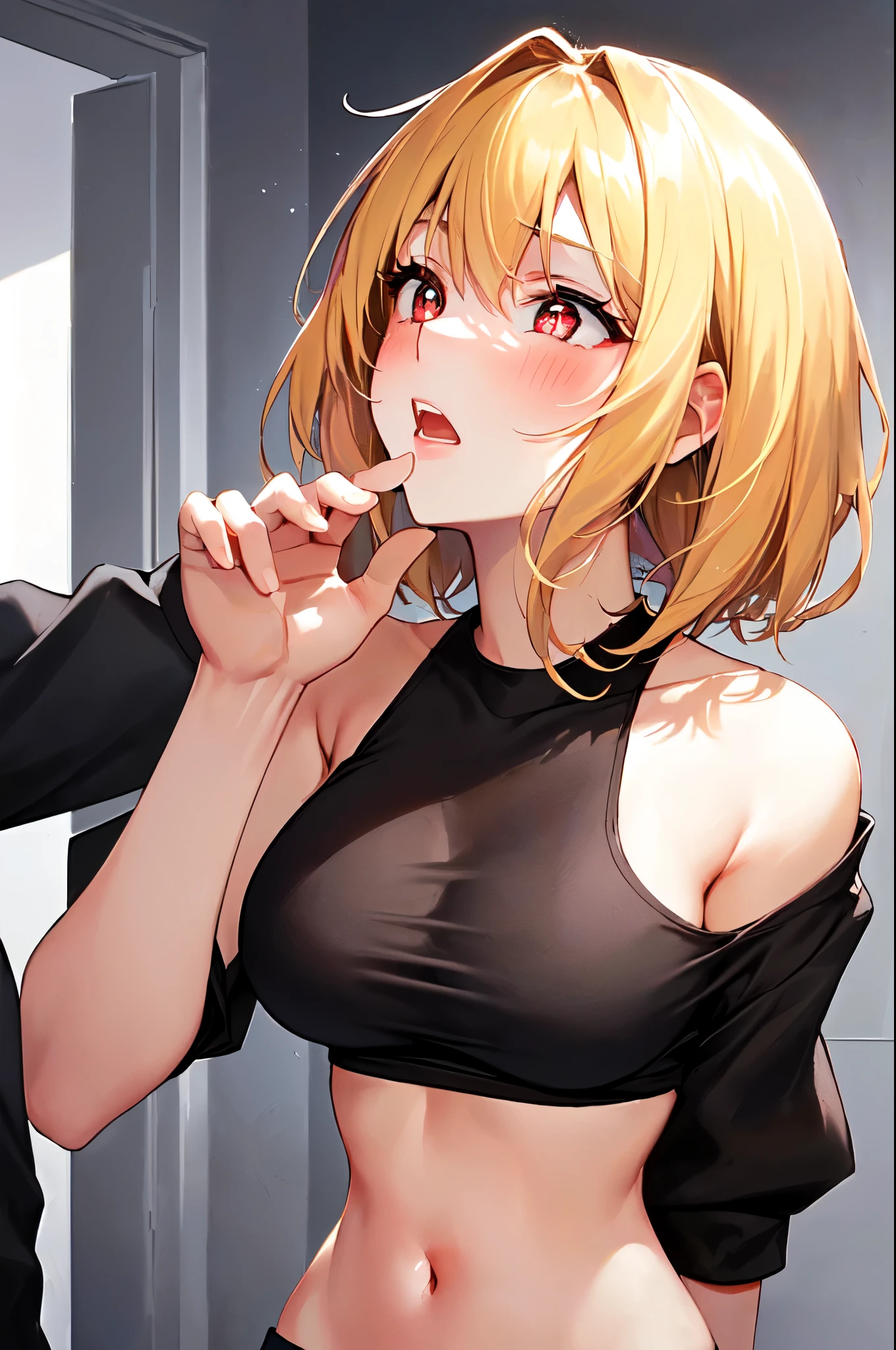 、Knee-high socks、、garter belt、,  , Anime girl crouching,  , Beautiful Anime girl crouching,  、Sexy、Enchanting、Estrus、sexy、Inviting、Sweat、vapor、Licking the cock、Leaking、blush、、sex、Glare、Gal、Maid clothes、Are crying、Sharp Eye、Glare、Contemptuous Eyes、Clothes with shoulders out、Long gloves、Long gloves、Blonde、Semen is poured on the face
