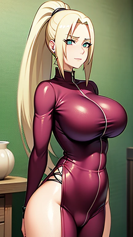 Masterpiece, best quality, intricate details, 1solo girl
Character: Dark elf skin, extremely huge breasts, maternal
Pose: Standing by wooden pole (1.2 meters tall) arms behind back, bound with iron collar, iron cuffs, bracers, leather collar, and shackles
Head Position: Completely frontal, facing the viewer straight ahead with no tilt or turn.
Expression: Looking from above, happy closed mouth, smiling at the viewer
Clothing: Chest covered with clothes
Blindfold: blindfolded (eyes cover)