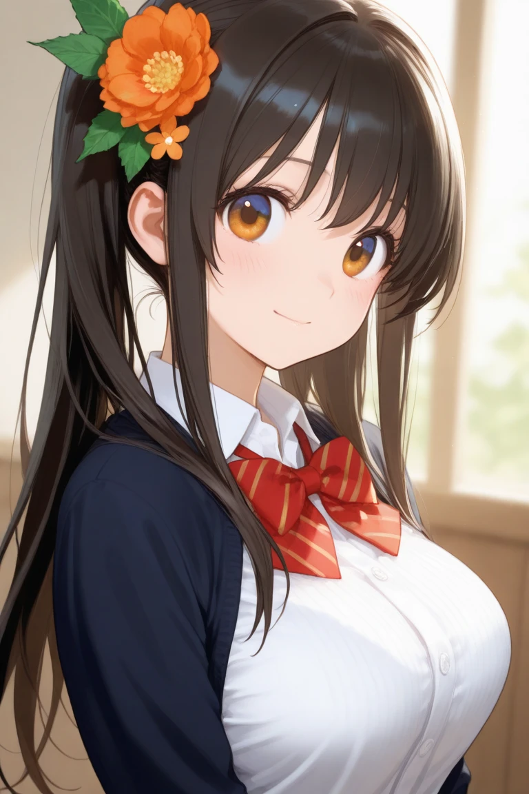 (Highest quality、Masterpiece、Very detailed、8K)、One Woman、Big Breasts、18-year-old、high school student、((股を開いてstand))、(((stand)))