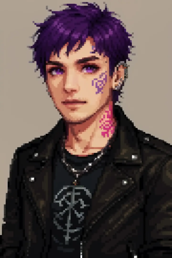 Handsome Punk Man