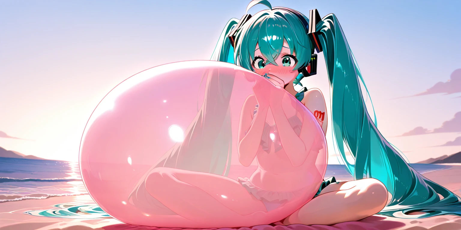 Sexy girl wearing (big diaper), busty, (big breasts), wide hips, (latex), stockings, fishnets, corsets, (hypnotized expression), ((hypnotic)), (magical), (blushing), ((embarrassed expression)), zero gravity, pleasure, (orgasmic), smiling, colorful, (inflatables), (magical fog), (sissy), collar, rainbow hair, ((in the bathtub)), (candles)