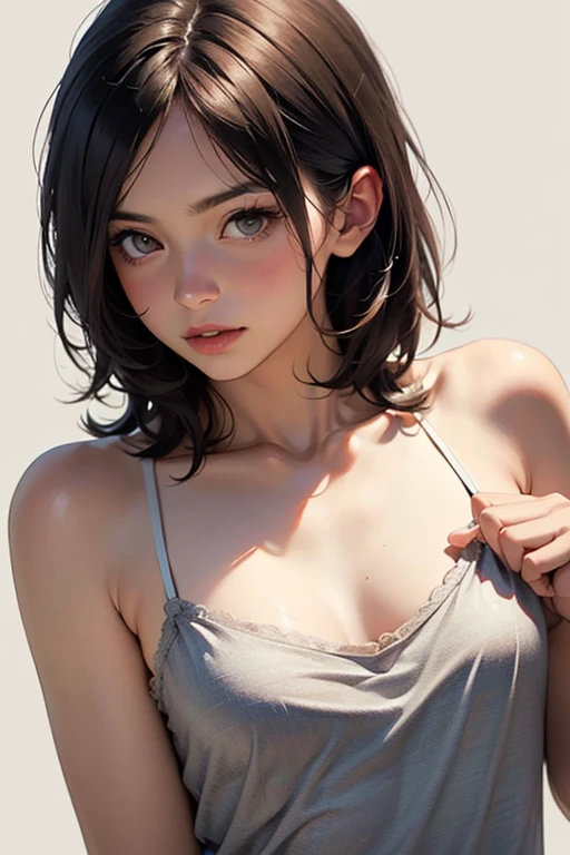 (Best Quality: 1.1), (Masterpiece: 1.2), Portrait,
1 Girl, yuzuriha_, Black hair, Brown eyes, White off-shoulder, Cleavage, Small tits, Medium hair, Detached breasts, Grinning, Outdoors, (blush:1.1), Flowers,
Pure_Innocent_girl, pureerosface_v1, ((torso))), subjective, (((depth of field)))), pale and shiny skin, sweaty, skin wet, embarrassed, embarrassed, cheeks blush