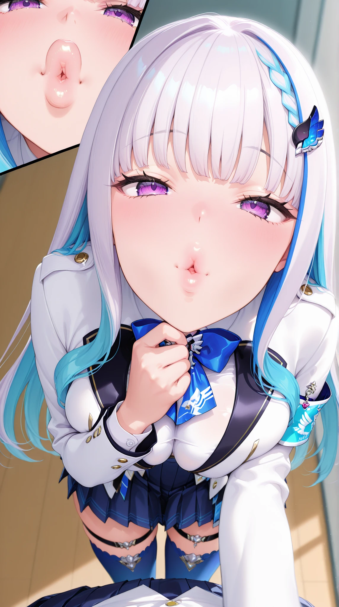 masterpiece, Best quality, 1 girl, (1 boy), ?????, ????????, oral, straight,invasion,mature female, elsa, mumble, ????????, ???????????, invasion, ????????, Nsfv , (((mature)))