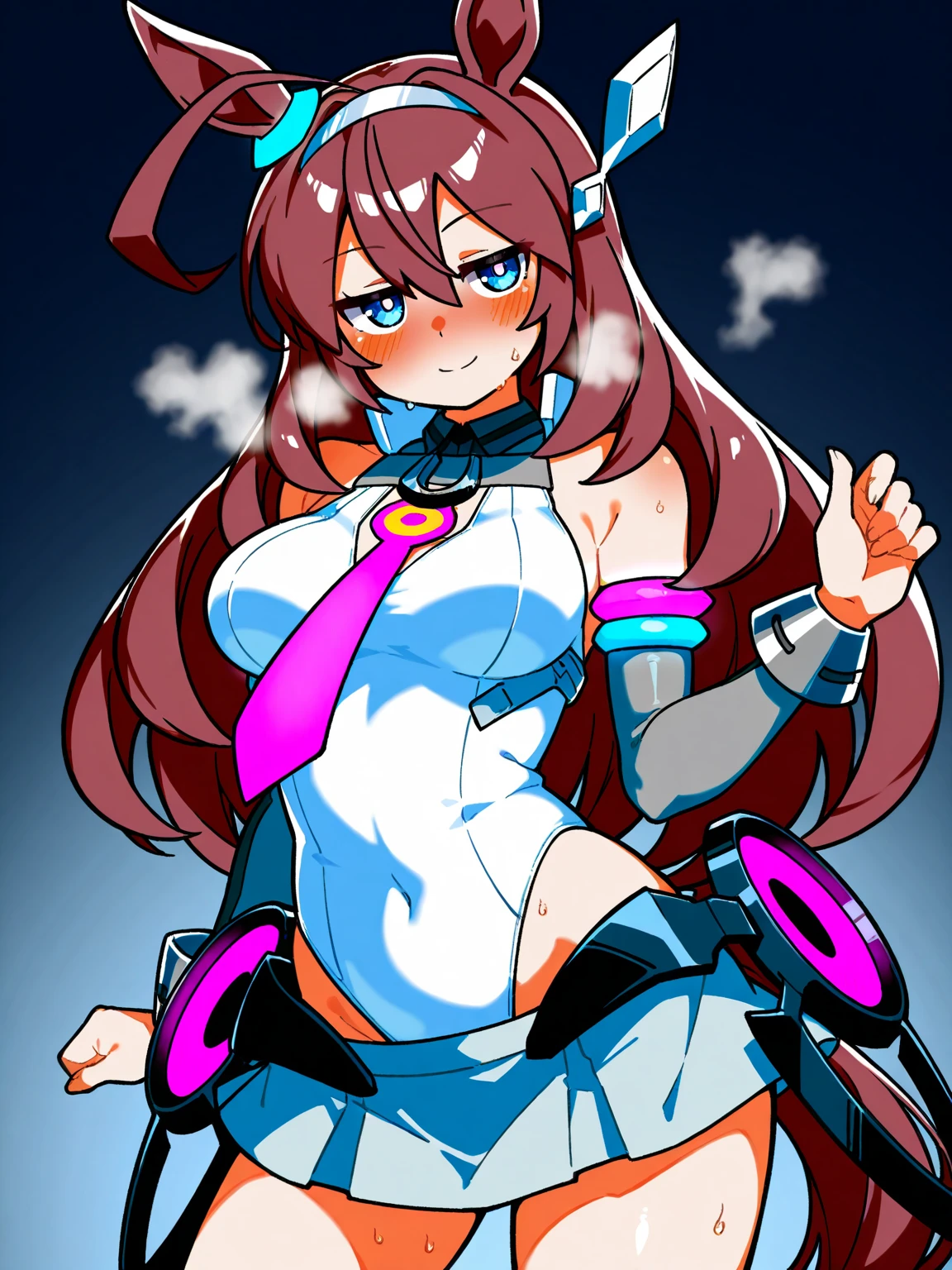 1girl in, solo, Miku Nakano, brown haired, , Best Quality, masutepiece, fine detailed shiny eyes,Colossal Nipples Pink Full Nude Headphones Around the Neck、 pussy juice masturbation nude nftw touch pussy