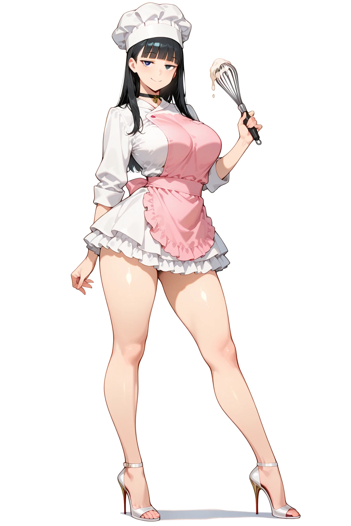 (Highest quality)), ((masterpiece)), (detailed), One girl, sexy, Large Breasts, naked, A shy smile