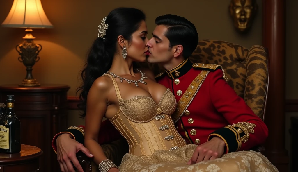 Isabela Merced in a vail in a black leather wedding dress with black gloves getting married to a isabela merced in a white wedding dress, tiara, (big breasts:1.5), sexy stockings, (pumps with high heels), smiling, (kissing:1.2), Real Life, full bodyshot, Ultra Realistic, Photorealism, Photography, 8K UHD, Photo, HDR, Complex and Elegant, Highly Detailed, Sharp Focus, Stunning, Beautiful, Gorgeous), (Masterpiece: 1.2, Best Quality 1:1, Ultra Detail: 1.2, Best Shadows, 8k: 1.1), (beautiful detailed face), high contrast, (perfect lighting: 1.2), (cinematic light)), colorful, hyper-detail, dramatic light, intricate detail, photograph by arny freytag