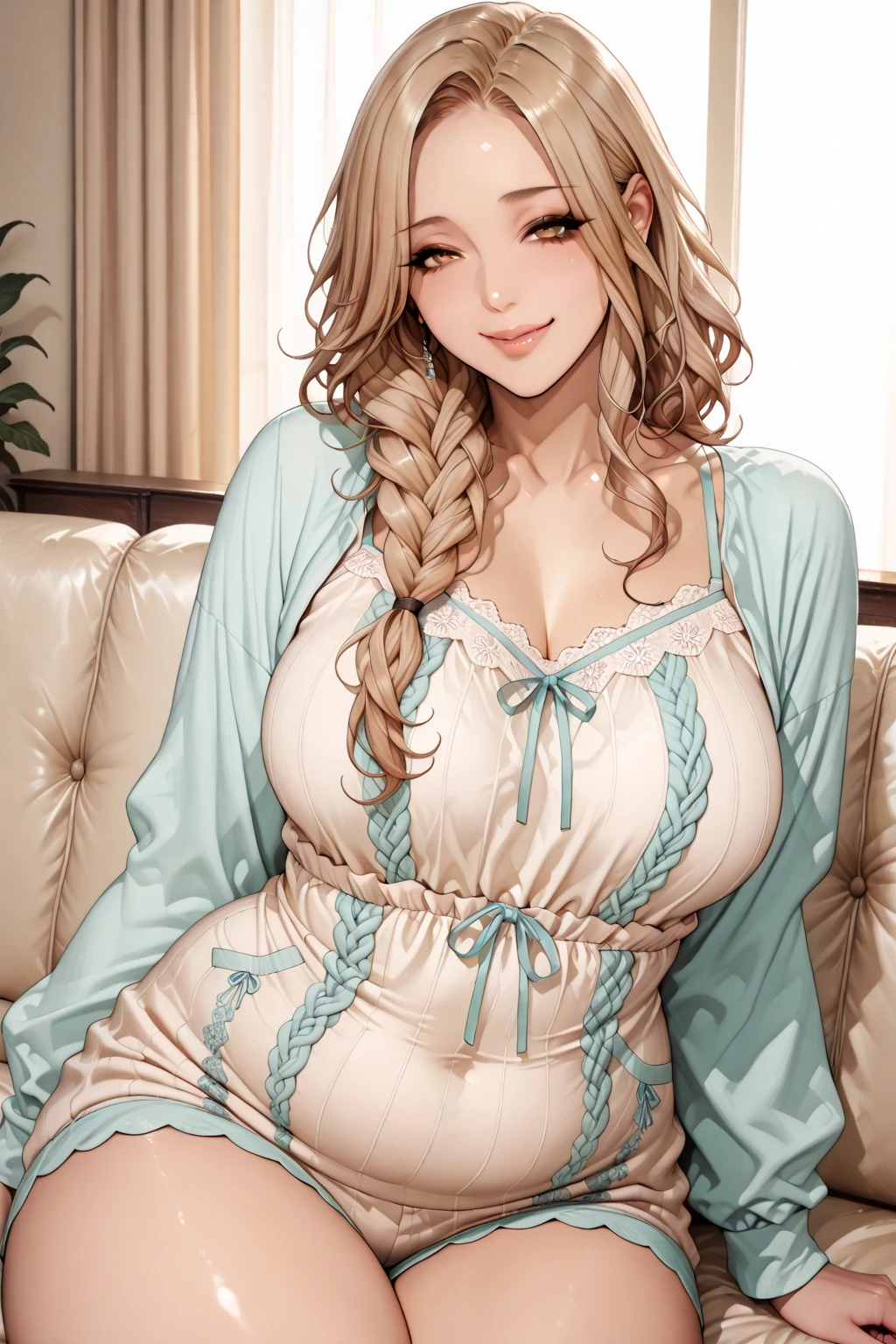 (Best Quality:1.5, hight resolution, nffsw, 4K, Detailed Lighting, shader wavy hair, (Hairstyle to hide ears:1.5), Gradient Hair, Cat ears, Bra with lace, Open Shirt, long socks with lace, Mature Woman , (POV), Full body, White background, Colorful eyeshadow, Dramatic Lighting, Sparkling eyes, Confident expression, Golden earrings, Flowing hair, Delicate facial features, Soft skin, high cheekbones, Stylish clothes, The setting, White background,