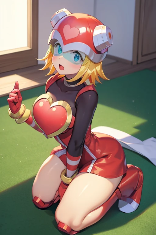 (((1female))), ciel_megamanz, ((blonde hair, default hair)), ((pink outfit, default outfit)), skinny body, huge breasts, farting, massive fart, velocity, embarrassed, sqauting on lab chair, working on table, eyes upwards, looking upwards, smiling, relieving sigh, blush, clenching teeth, big mouth, teeth gritting, basement, alone in lab, skirt blowing, upskirt, fart text, fart sfx