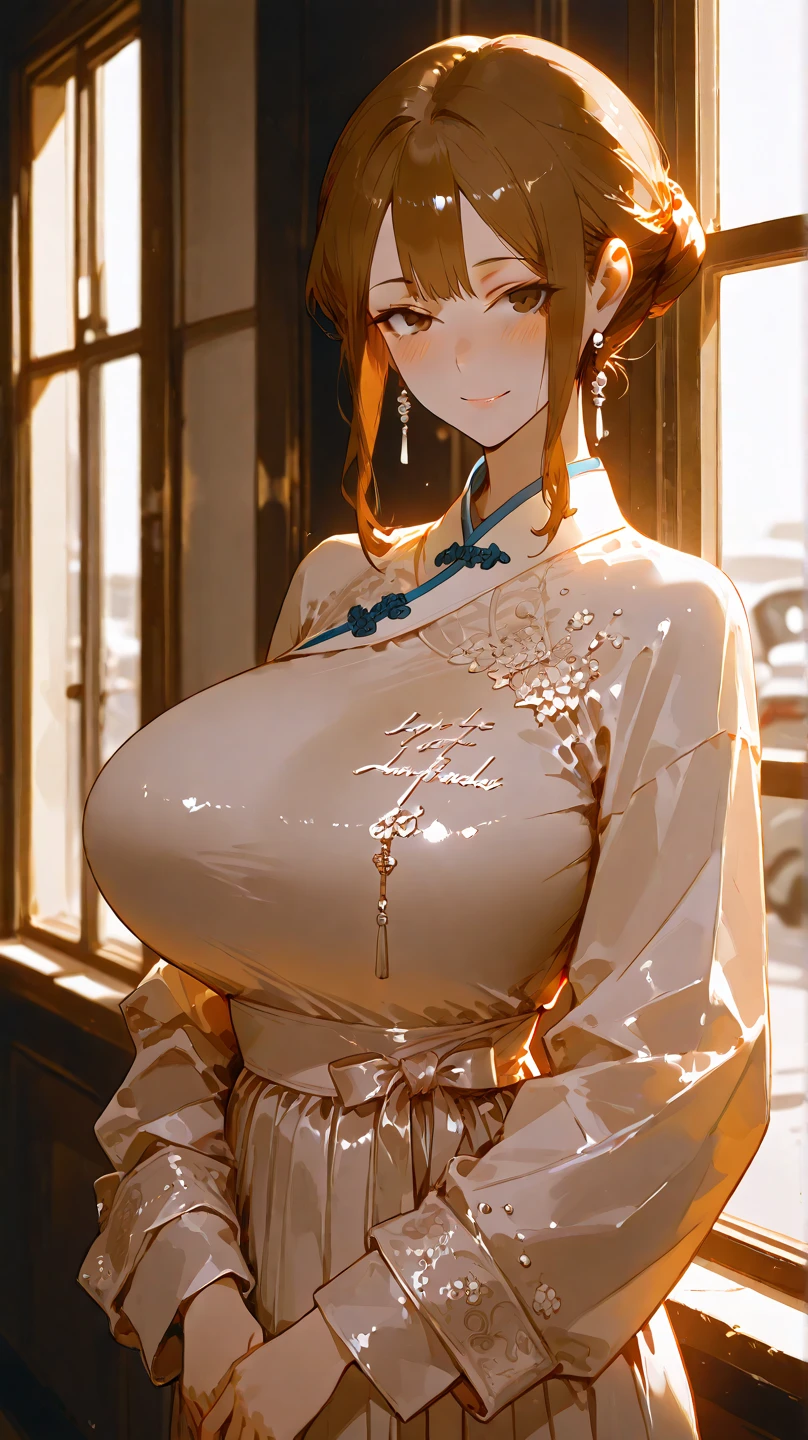 ((8K:1.27)、best quality、masterpiece、Ultra-high resolution:1.2)Japanese beauty photos(Pleasing to the Eyes:1.1) (t-shirt:1.21) design:Gregg Lutkowski and Alphonse Mucha both have a refined and elegant temperament、fantasy、detail、geometry、Gradient lighting、1 girl、Delicate skin、Looking at the audience、Brown eyes、(Short hair with bangs:1.2)、(Large breasts:1.0)、(middle areolae:0.8)、(Endless Realism:1.4)、(best quality:1.0)、(Ultra-high resolution:1.0)、8K、Original Photography、(masterpiece:0.2)、(Pure love face_v1:0.5)、 轻质无袖t-shirt、underwear、Saimai construction site、Very shy、Outdoor exposure、Twist the skirt yourself、show、Futomo、Embarrassing、present yourself、An expression of distress、Huge breasts(10.0),Deep Crack(10.0),Nipple protrusion(10.0),