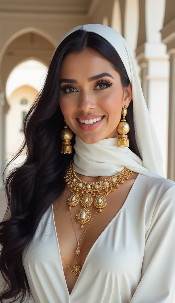 Villain Thalía from Marivel Studios with silver tray in her hands