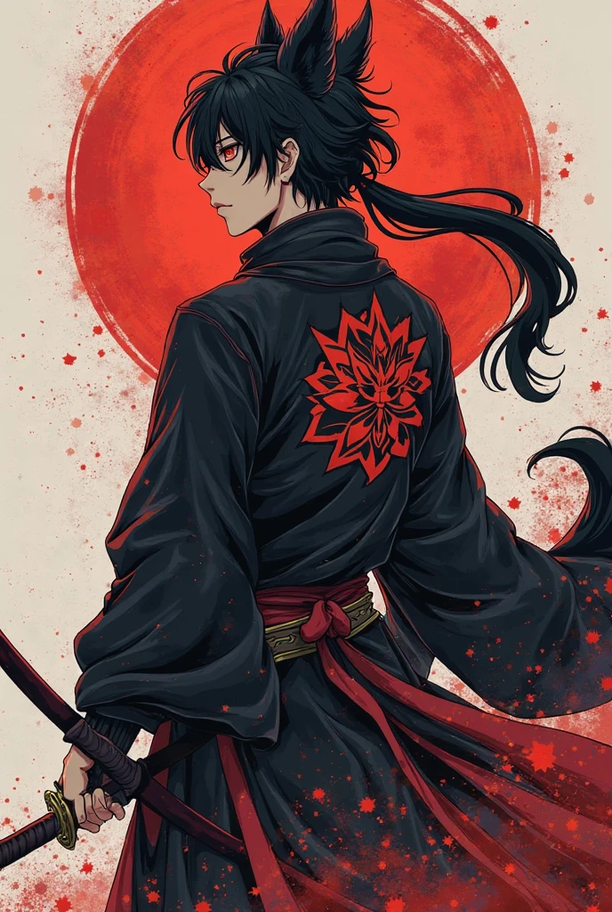 (inked original-art:1.2),(lineart:1.31),portrait , Asian Male, oni eyes, wearing samurai armor with fur, Katana (depth), Short-Medium length hair, dramatic,poster-art,(hyperdefined),(side profile),(thin-lines), Black hair color, fantasy asian aesthetic,complex-lighting,Dramatic-lighting(fine-details:1.3),RAW-format,(limited-palette),clean,intricate