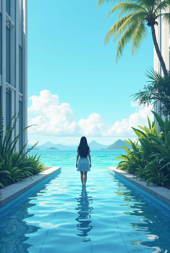 the girl in the prompt image naked