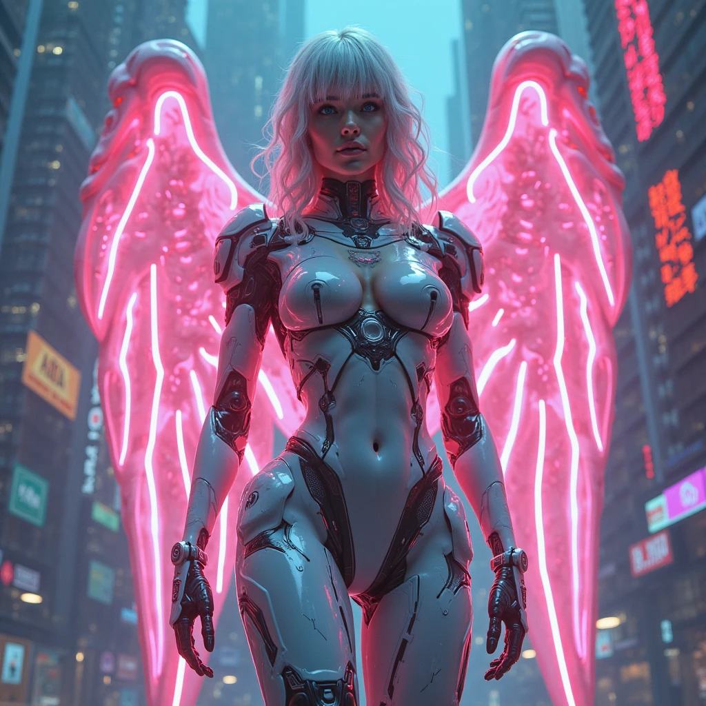 science fiction, {{big machinery}}, {{{machine sex}}}, {{{she is inside machine box}}}, {{{{{robot dildo in pussy}}}}}, {{{a lot of electrical cables connecting head}}}, {{{a lot of electrical cables connecting body}}}, {{{a lot of electrical cables hanging wings}}}, restrained, bondage, {{fusion of magic and luminous, thunder]]]], nsfw, 1 girl, naked, {{angel}}, {{halo}}, {{{angel wings}}}, {{spiked}}, {{{{full harness made of latex}}}}, {{{{stand to attention}}}}, {{through the glass}}, sad, tearful, empty eyes, open mouth, sweat, love juice, collar, handcuffs, shackles, nipples, navel ,pussy, younger, pink messy hair, pink eyes, medium breasts, cowboy shot, facing the front, from outside, perfect face, perfect anatomy, intricate, (highly detailed), (art inspired in Bill Sienkiewicz). oil painting)
