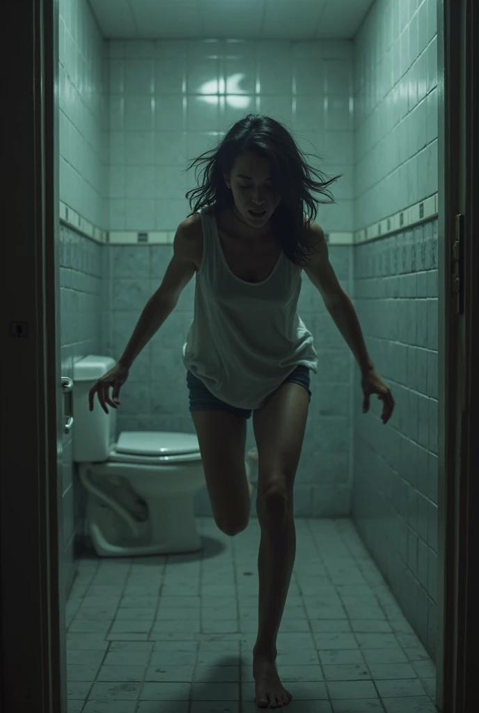 (A shabby student).A terrified woman runs away as an old man in only his underwear chases her from behind..((Korean woman with black hair).Women with big breasts.Women with big breasts.A woman running away with her body covered.Korean actress female.Korean girl group women.Woman in her 20s.Hourglass body.woman in black panties.A woman wearing a tight, thin, ripped short-sleeved T-shirt.Skinny jeans are lying on the floor..white skin woman.Wearing white sneakers.Korean fitting model.slim woman.
