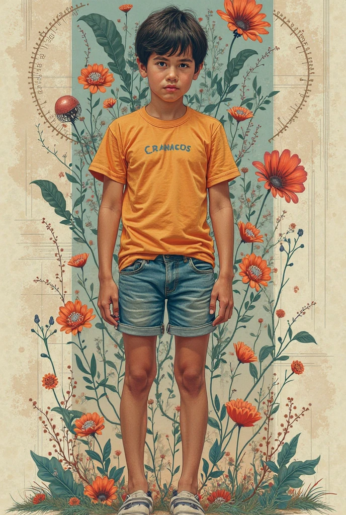 Teenager Bart Simpson is alone, high on medicinal ????????, holding a magic mushroom inside a Van Gogh painting and Bart has red veins in the whites of his eyes. 