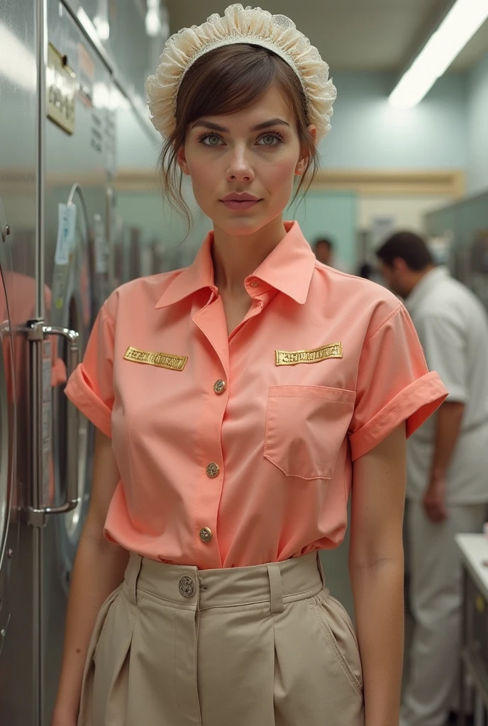 Photo of a amberhee5 as nurse, upper body, indoors, hospital hallway, close-up, sharp focus, natural cinematic lighting, octane render, unreal engine, <lora:add_detail:1>, <lora:amberhee5-15:1>