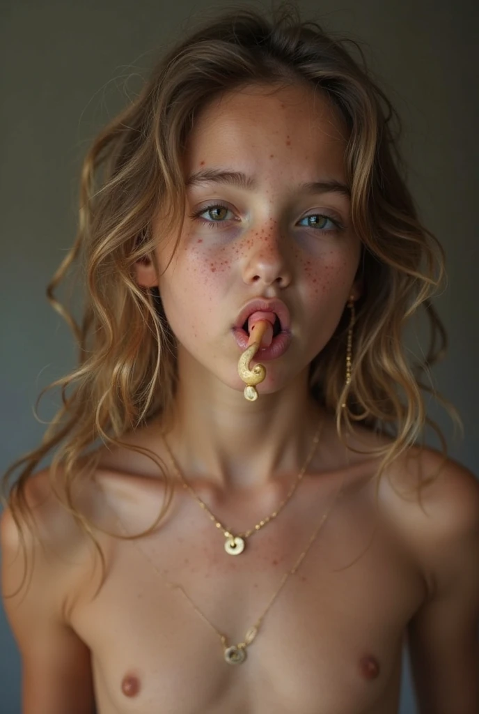 18 year old Cara Delevigne, (((naked))), ((standing in a busy farmer's market)), shy, ((worried)), hiding, ((face blushing)), (((hands between legs))), (minimal jewelry), choker, ((embarrassed pose))