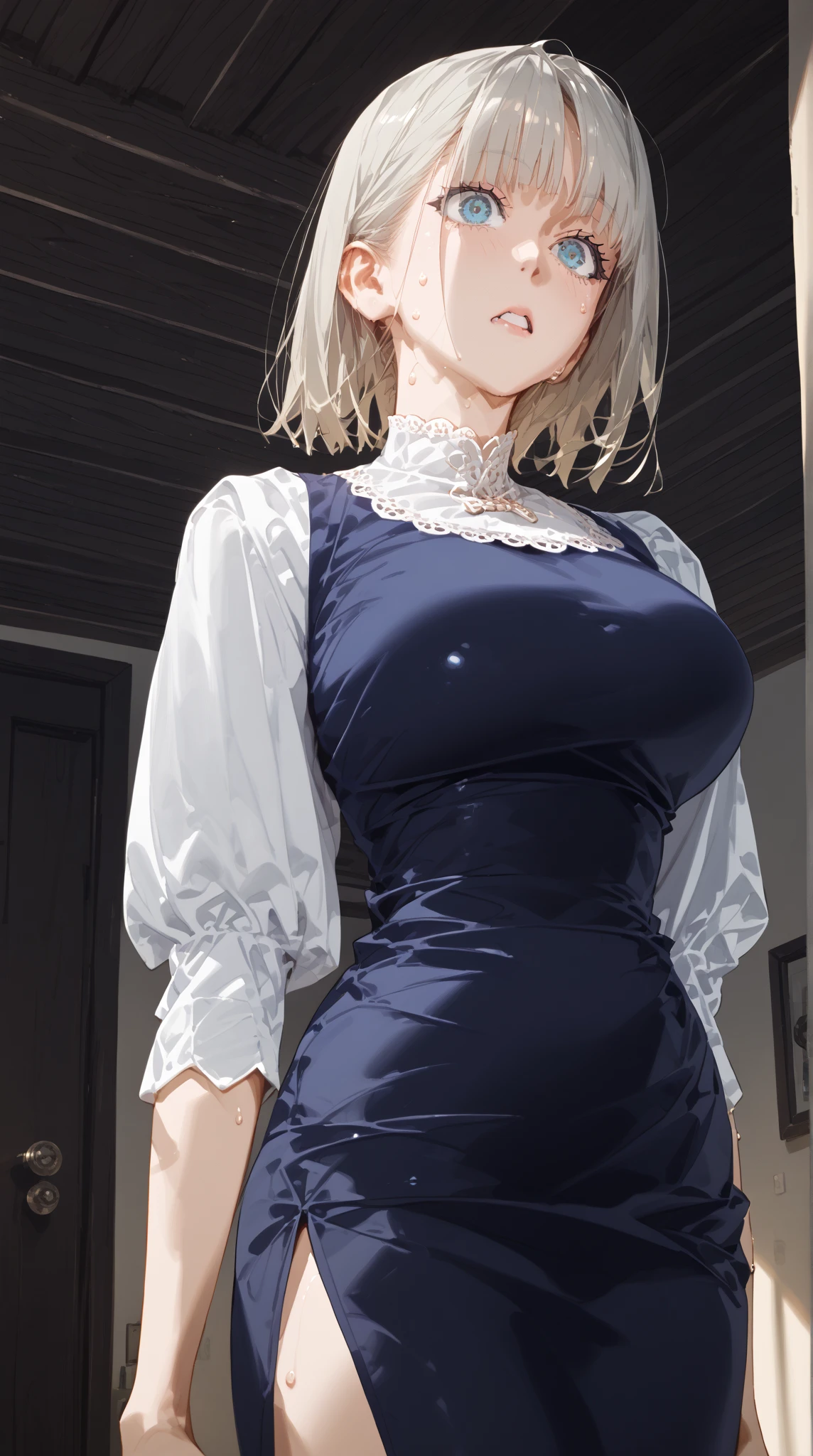 shizune_naruto, huge_breasts, standing, masterpiece, best quality, detailed face, detailed eyes, highres,Masterpiece, top quality, 4K, super high quality, extra fine, extra fine, beautiful eyes, beautiful hair, beautiful sides, beautiful skin, big tits, shiny leather, goofy face, blush, half eye, close up, one girl, detailed face, beautiful fine eyes beautiful lip detail,very detailed eyes and face, longeyelashes, medium shot, full length, blush, shy expression, erect nipples, defined body lines, big tits, beautiful girl, one girl, detailed face, beautiful fine eyes beautiful lip detail, veryFine Eyes and Face, Long Eyelashes, Close View, Medium Shot, Full Length, Cheeks, Shy Look, Erect Nipples, Definite Body Lines, Very Large Tits, Studio Lighting, Extra Fine Paint, Sharp Focus, Physically Based Rendering, Fine Detail, ProfessionalVivid Colors, Blurred Animation, Big Ass, , Full Length View, Only One, , Big Tits, Fluid Running From Breasts, Full Length Sweat, Sexy, Sweaty Clothes, Pleasant Autumn, Pleasant, Thighs, Pleasant Face, Femininity, Super Sexy, Troubled Face, , Sweating, Ass And Breasts Emphasis, Big Tits Emphasis, Big Tits, Big Ass,