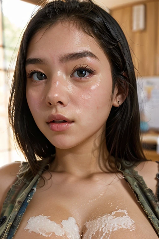 masterpiece, tanned skin, sweat, precise drawing, 8k, big eyes, long eyelashes, summer, looking here, smile, delicate, slim,skiny, skinny, thin, black hair, shot with slr, looking fun, tanned skin, cute, long eyelashes, slim, delicate, skinny, realistic, live-action, shot with slr, 8k, sweat, summer, realistic skin, big eyes, looking here, double, best quality, detailed eyes, cinematic lighting, dark hair, looking happy, smiling, selfie, aside, resort