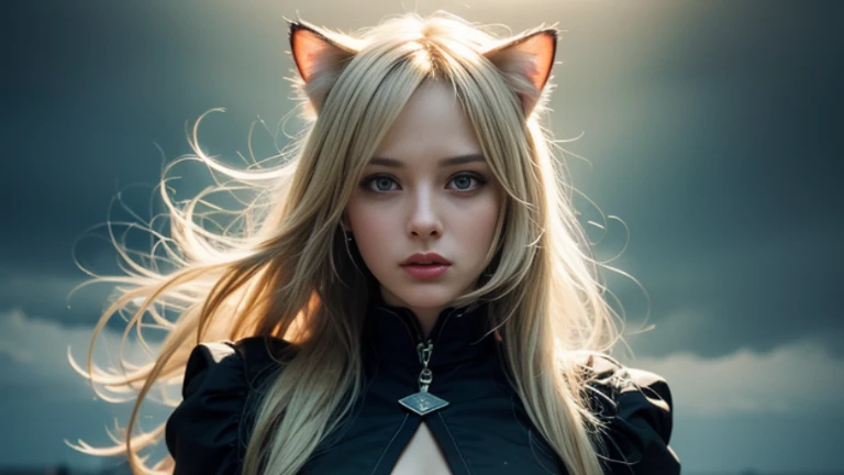 Una hermosa diosa mujer ((Zorro)), Kitsune de nueve colas en piel azulada con tonos blancos y cabello ultra realista hermoso color nieve, cabello rubio, Ojos huecos, Ojos huecos, Orejas de animales, surrealismo, Hiperrealismo, Artefactos JPEG, UHD, Obra maestra, Anatomically correct, Super detail, High detail, alta calidad, High detail, Superior, 8k, Greg Rutkowski, , genial, Detalles intrincados, fantasy concept art, Obra maestra de arte desviado, Kinematic.
