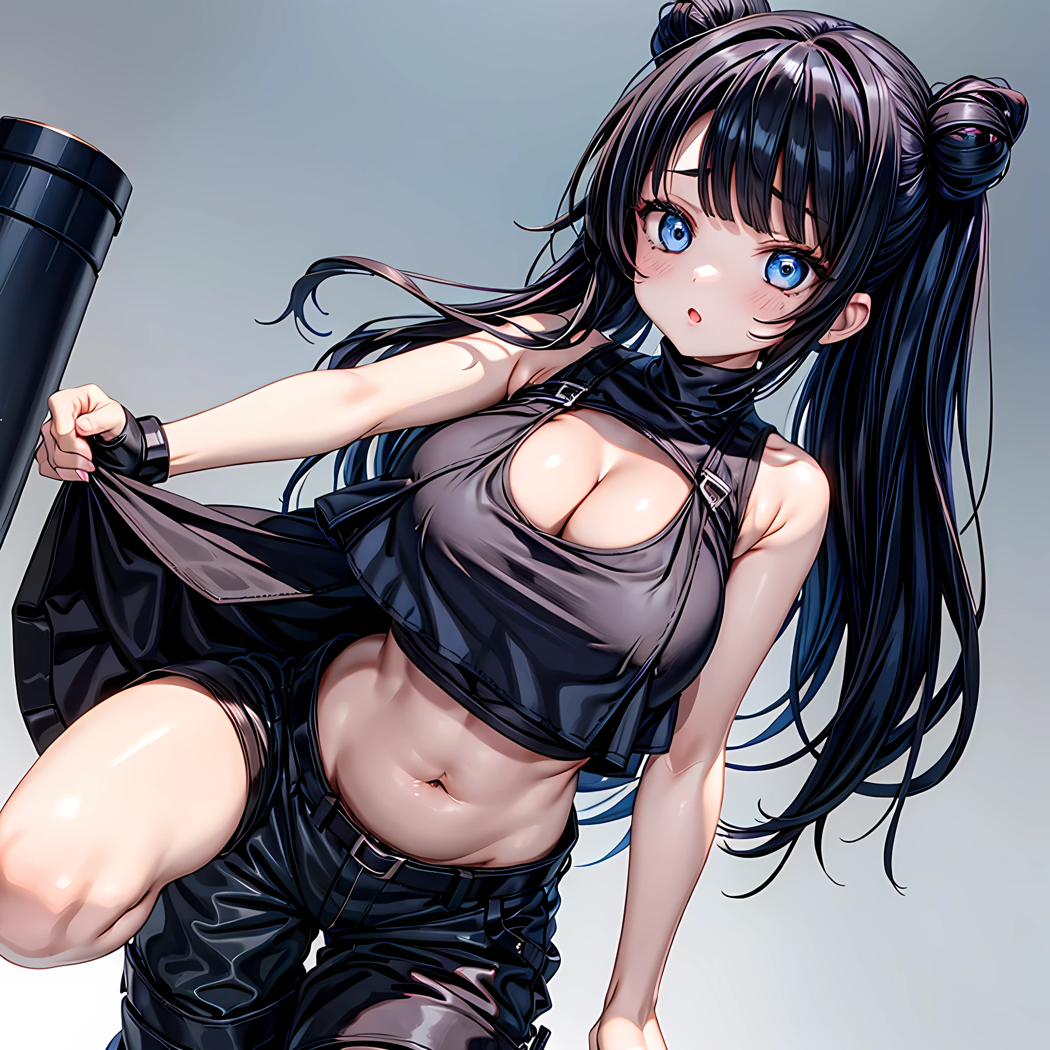 [manga style+comic style+detailed characters] "Me me me clip"