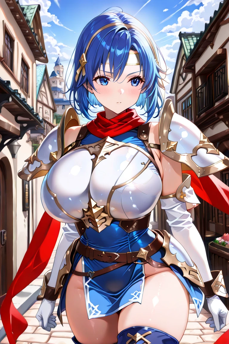 masterpiece, ultra-detailed, best quality, extremely detailed, 8k, high res, realistic, 1girl, 18yo, beautiful girl,BREAK,(blush:1.5),(torn Armor:1.8),(Showing her areola through the gaps in her armor:1.9),(areola:1.8),(sweaty:1.3),navel exposed,BREAK,(open mouth:1.4)(voluptuous bust:1.5),(Gaunt , thin waist:1.4),BREAK,ultra detailed,realistic, photo-realistic, beautiful natural lighting, beautiful deatailed shadow, beautiful intricate composition,