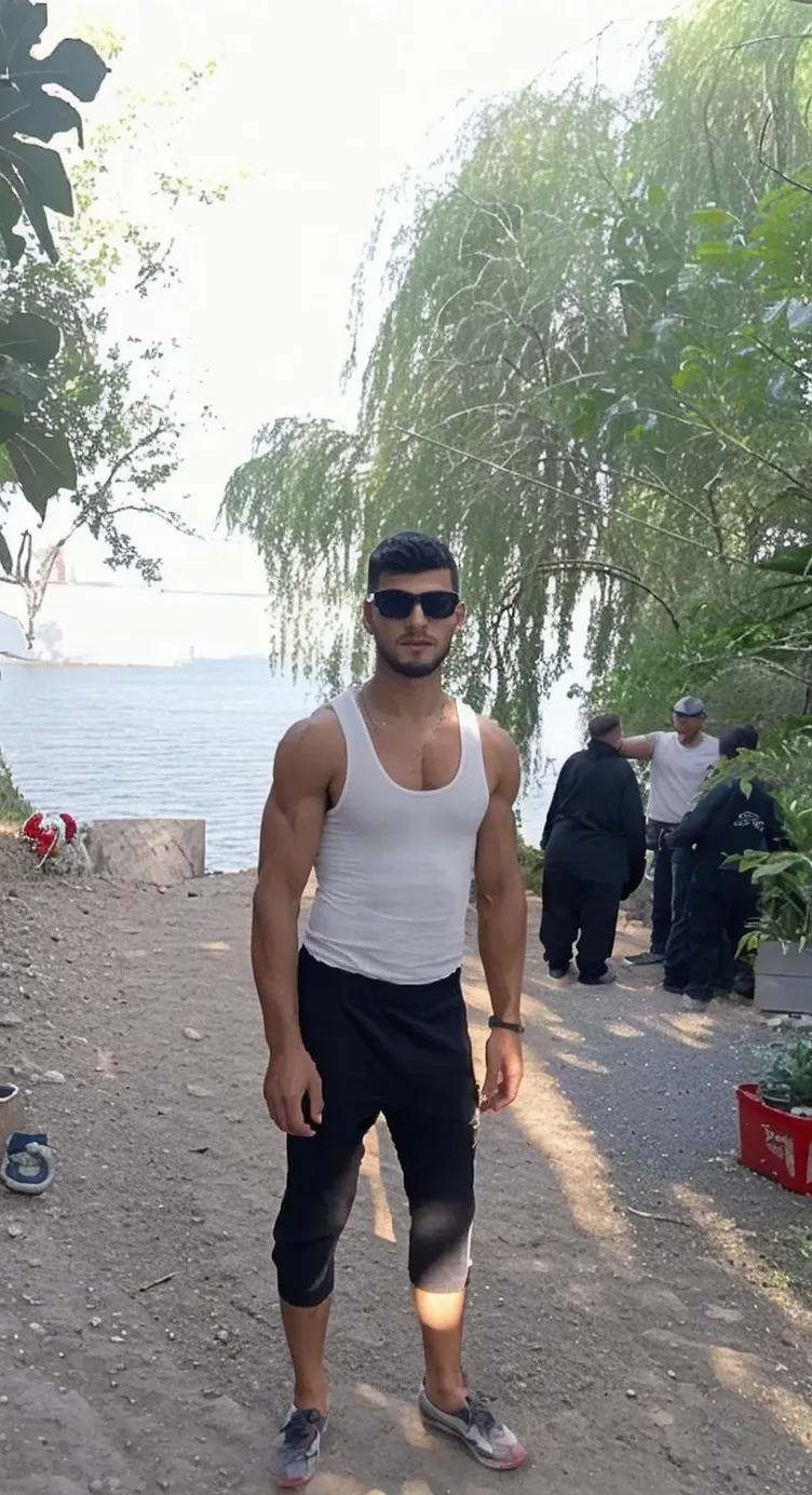 Close up of a person with a very large belly, photo taken from the front, Full growth at the front, Central full body frontal shot, photo taken from the front, Taken in the early 2020s, Showing shoulders from the front, seen from the front, frontal photo still, half body cut