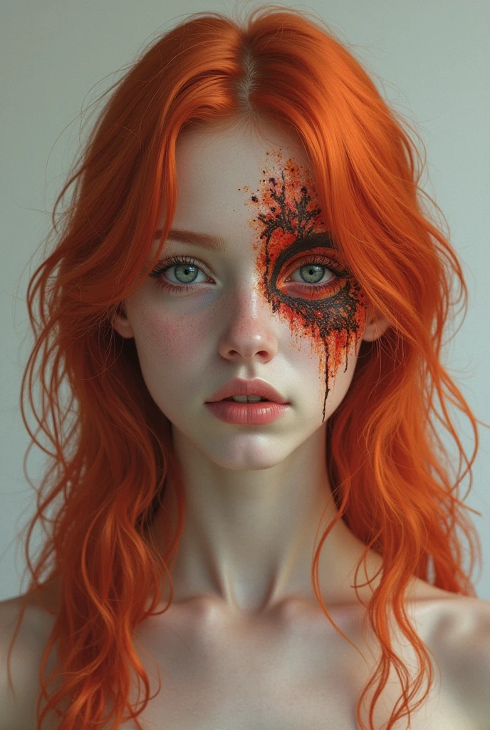 red-haired woman,your burnt polaroids,deep in the darkness hell