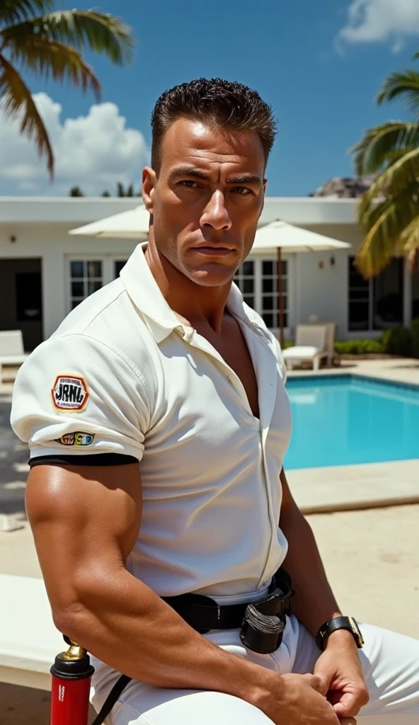 Cristiano ronaldo in skinny jockstrap in der küche