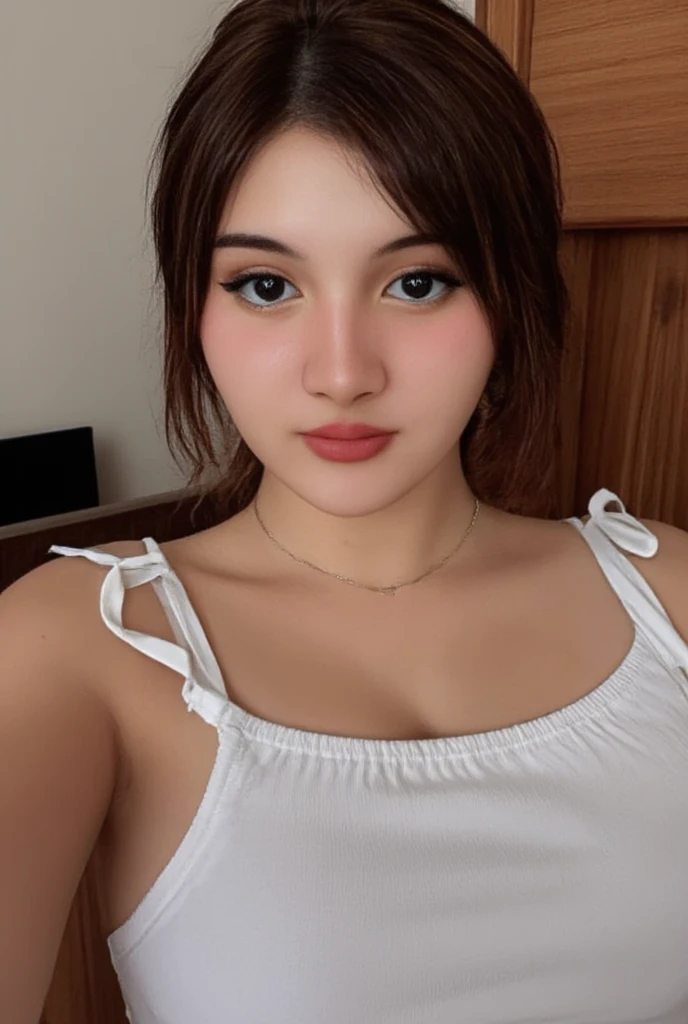 Female body, nsfw, ((gigantic breasts)), (plump), (nude, sexy), beautiful skin, ((topless, shirtless, breasts out)), transparent, transparent clothes, transparent attire, ((big breasts)), (nsfw), (white skin), (best quality), photorealistic
