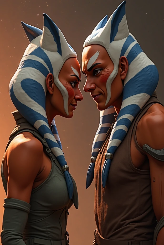 (best quality:1.3), two persons kissing, outdoors, sci-fi landscape on background, night, moonlight, dramatic lighting, cinematic,
BREAK from side, (Darth Vader:1.1), black suit,
BREAK from side, Ahsoka Tano, arched eyebrows, (tears:1.2), realistic 