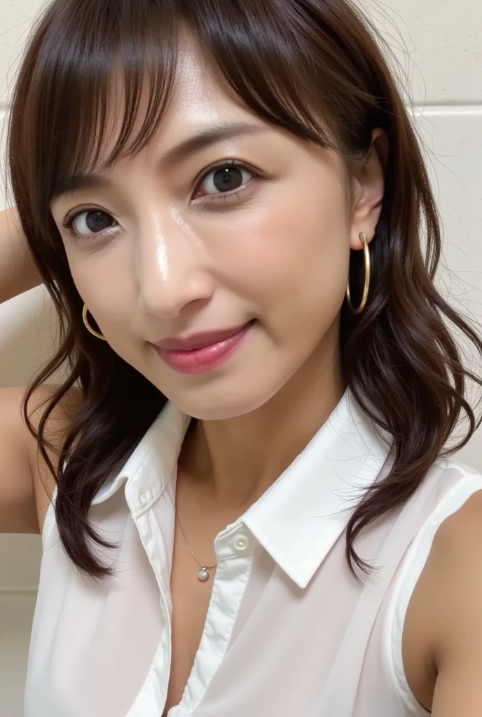 ((Highest quality)), ((masterpiece)), (detailed),Perfect Face,Japanese,Mature Woman,Upper Body